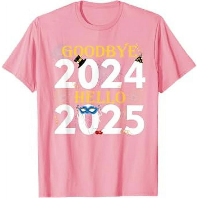 Goodbye 2024 Hello 2025 Happy New Year 2025 Fireworks TShirt