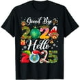 Goodbye 2024 Hello 2025 Happy New Year's Eve Christmas Xmas TShirt