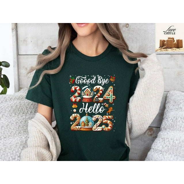 Goodbye 2025 Hello 2025, Hello 2025, Happy New Year 2025 Shirt