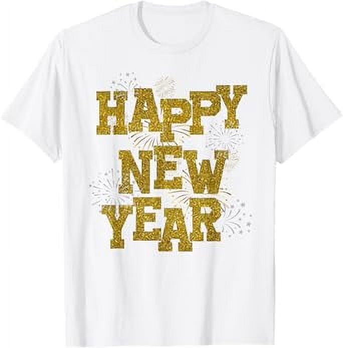 Goodbye 2024 Hello 2025 New Year's Eve Christmas Outfit TShirt