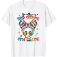 thumbnail image 1 of Goodbye 3rd Grade Hello 4th Grade Messy Bun Teacher Kids T-Shirt, 1 of 4
