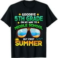 thumbnail image 1 of Goodbye 5th Grade Graduation To 6th Grade Hello Summer Kids T-Shirt Black Small, 1 of 4