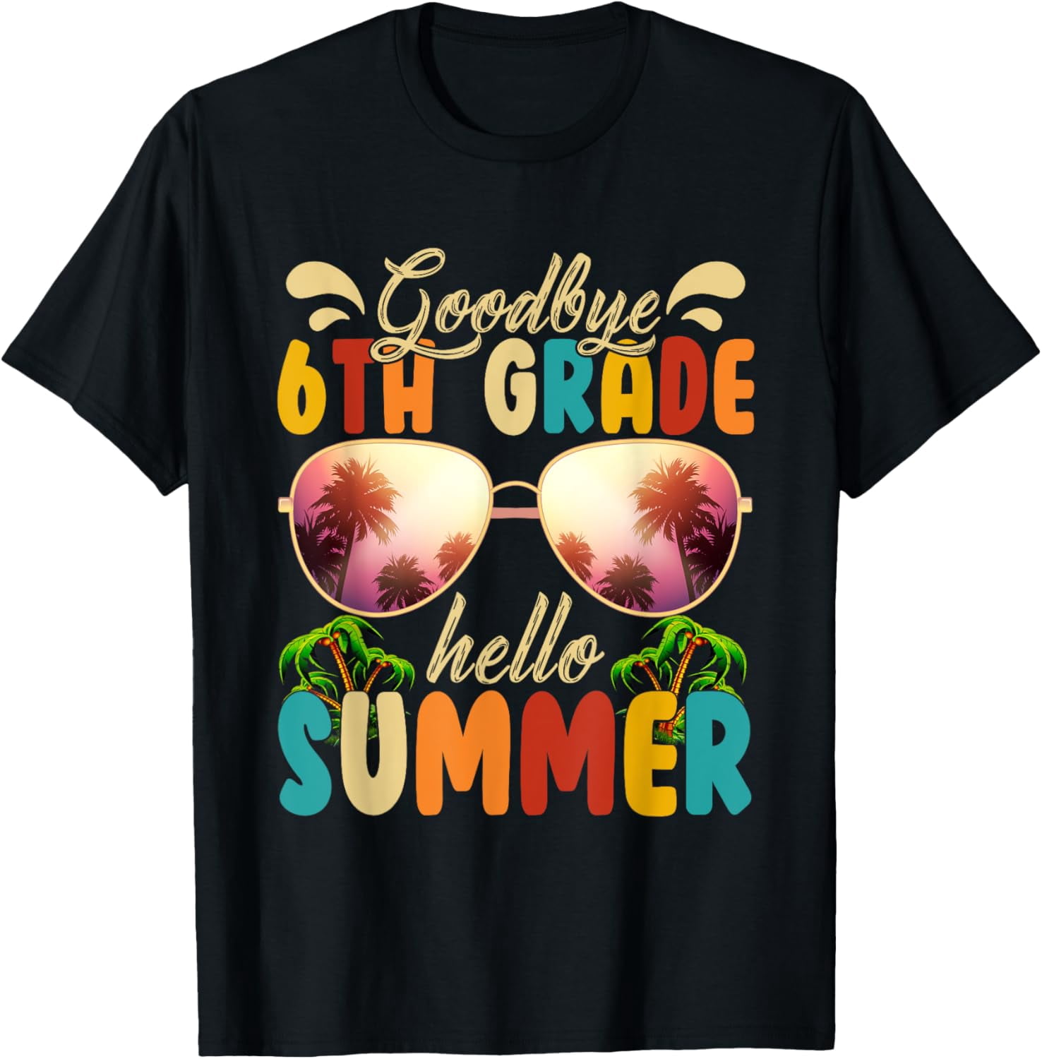 Funny I Finished Sixth Grade Shell Yeah Graduation T-Shirt