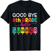 Goodbye 8Th Grade Hello Summer Last Day Of School Kids T-Shirt