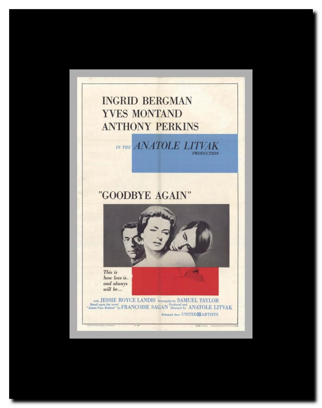 Goodbye Again Framed Movie Poster