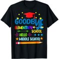 thumbnail image 1 of Goodbye Elementary Hello Middle School Graduation 2024 T-Shirt, 1 of 6