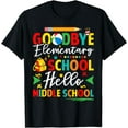 thumbnail image 1 of Goodbye Elementary School Hello Middle School Graduation T-Shirt, 1 of 4