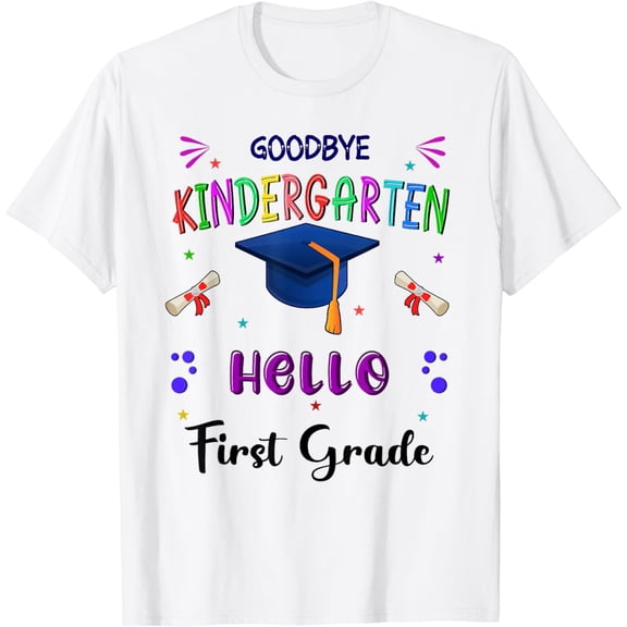 Goodbye Kindergarten graduation class 2024 1st Grade kids T-Shirt
