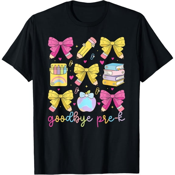 Goodbye Pre-K Grad Happy Last Day of Preschool Graduation T-Shirt