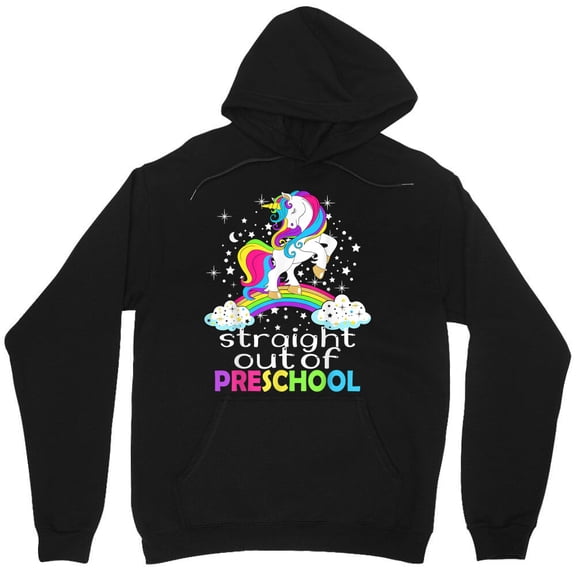 Goodbye Preschool Graduation Hello Kindergarten Graphic Pre-K Unicorn - Thoughtful Gift Idea M2500 Unisex Hoodie, Up to Size 5XL