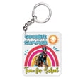 thumbnail image 1 of Goodbye Summer Doberman Pinscher Hello Fall Time for School Acrylic Keychain Doberman Dog Lover Gifts Collar Charm Tag Keyring - 02014, 1 of 5