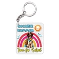 thumbnail image 1 of Goodbye Summer English Springer Spaniel Hello Fall Time for School Acrylic Keychain Springers Dog Lover Gifts Collar Charm Tag Keyring - 02014, 1 of 5