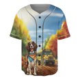 thumbnail image 1 of Goodbye Summer English Springer Spaniel Hello Fall Time for School All Over Print 3D Baseball Shirt Springers Dog Lover Gifts Softball Sport - 02014, 1 of 6