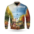 thumbnail image 1 of Goodbye Summer French Bulldog Hello Fall Time for School All Over Print 3D Baseball Jacket Dog Lover Gifts Bomber Jacket Softball - 02014, 1 of 6