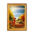 thumbnail image 1 of Goodbye Summer Rhodesian Ridgeback Hello Fall Time for School Acrylic Plaque with Wood Photo Frame Box Ridgebacks Dog Lover Gifts Light Box - 02014, 1 of 5