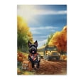 thumbnail image 1 of Goodbye Summer Scottish Terrier Hello Fall Time for School Vertical Matte Canvas Poster Scottie Dog Lover Gifts Wall Art Home Decor - 02014, 1 of 5