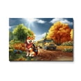 thumbnail image 1 of Goodbye Summer Shiba Inu Hello Fall Time for School Horizontal Matte Canvas Poster Shibas Dog Lovers Gifts Idea Wall Art Home Decor - 02014, 1 of 5