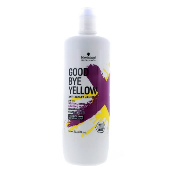 Schwarzkopf Goodbye Yellow Shampoo, 33.8 oz