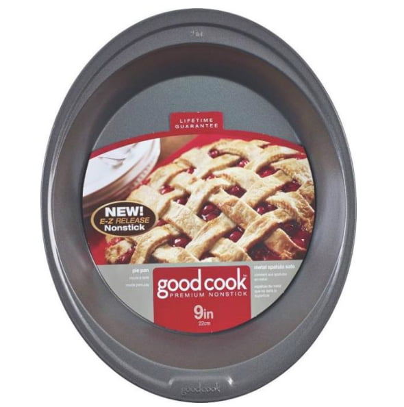 Non-Stick 9 Inch Gray Steel Pie Pan