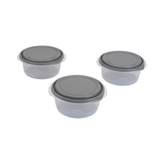 GoodCook Large Bowl Food Storage Container 3 Pack, Made Without BPA, Dishwasher Safe, Family Meals