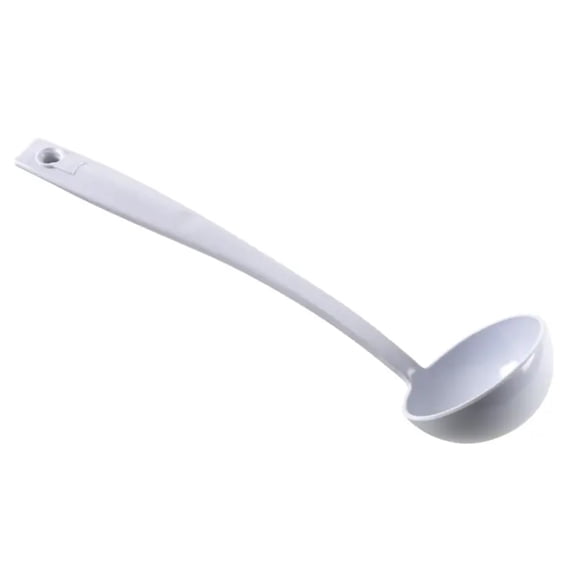 Deluxe Ladle 12", White, Melamine, Perfect for mixing, serving and for all your kitchen needs, GoodCook, 1 Piece