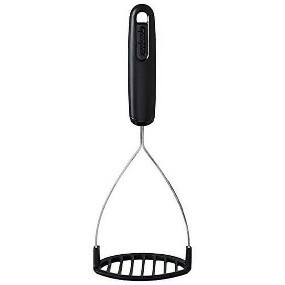 Stainless Steel Potato Masher, Black Nylon Handle, GoodCook