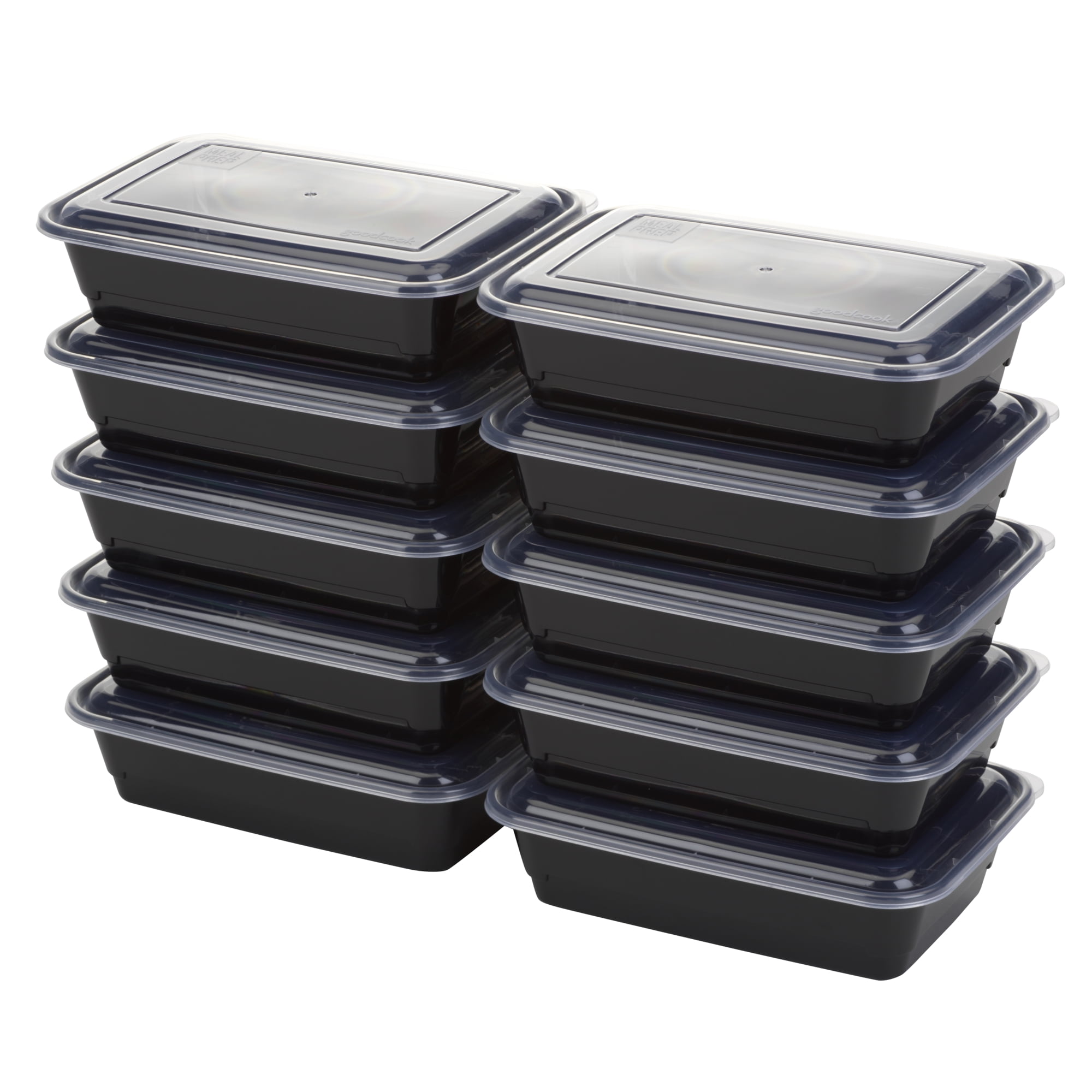 otor Bento Box Meal Prep Containers with Clear Airtight Lids 30oz Lunch Boxes Deli Container Take Away Food Storage Two-Color Process Stackable