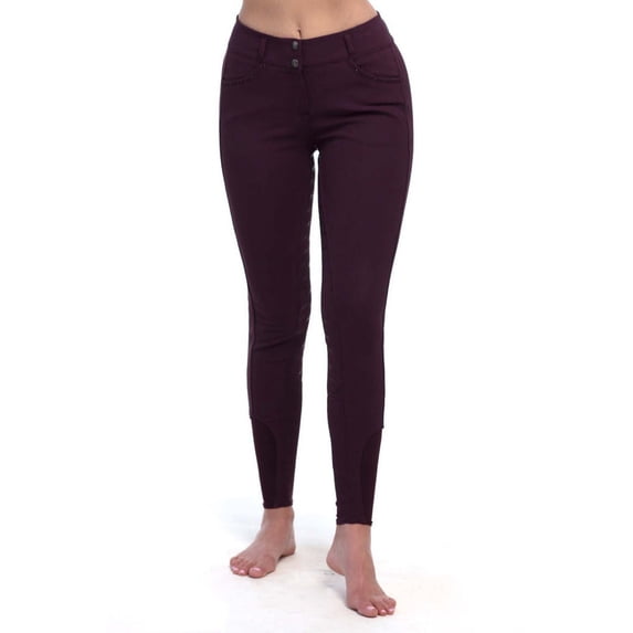 Goode Rider Elite Womens Full Seat Plum Breech Size 36L