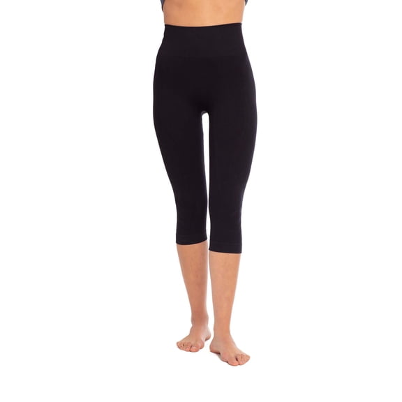 Goode Rider Womens Bodyshaper Crop Black Tights Size L-XL