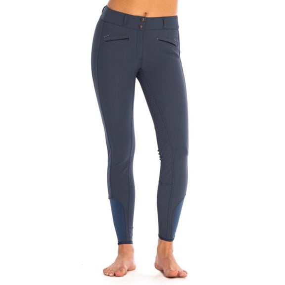 Goode Rider Womens Full Seat Slate Blue Miracle Breech Size 34R