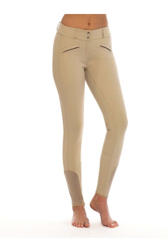 Womens Knee Patch British Khaki Miracle Breech Size 32R