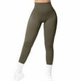 thumbnail image 1 of Goodeals Clearance Sale,High Waisted Leggings for Women Butt Lifting High Waisted Gym Yoga Pants No See Through Tummy Control Cycling Workout Tights Trouser(Army Green,M), 1 of 4