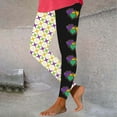 thumbnail image 1 of Goodeals Clearance Sales,Carnival Yoga Legging Women Fancy Printed Graphic High Waist Yoga Pants Mardi Gras Holiday Tights(Multicolor,M), 1 of 4
