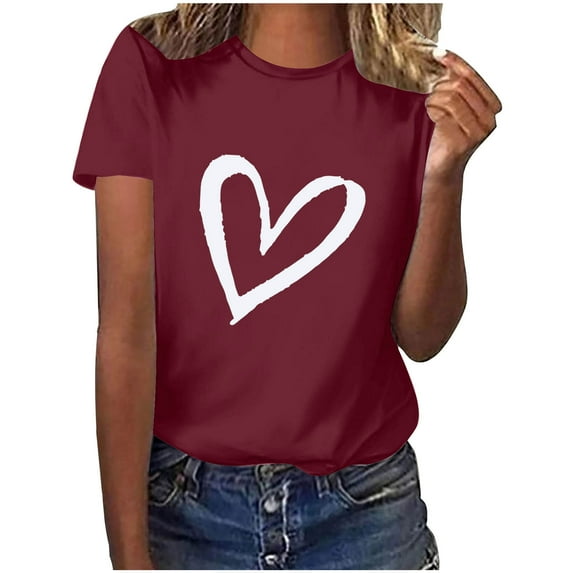 Goodeals Online Deals,Womens T Shirts Cute Graphic Shirt Long Sleeve Tees Funny Inspirational Teacher T-Shirt Tops Casual Crewneck Girl Friend Gift Tees(Wine,XXL)