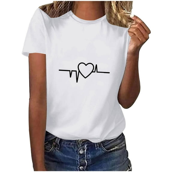Goodeals Reduced,Womens T Shirts Cute Graphic Shirt Long Sleeve Tees Funny Inspirational Teacher T-Shirt Tops Casual Crewneck Girl Friend Gift Tees(White,L)