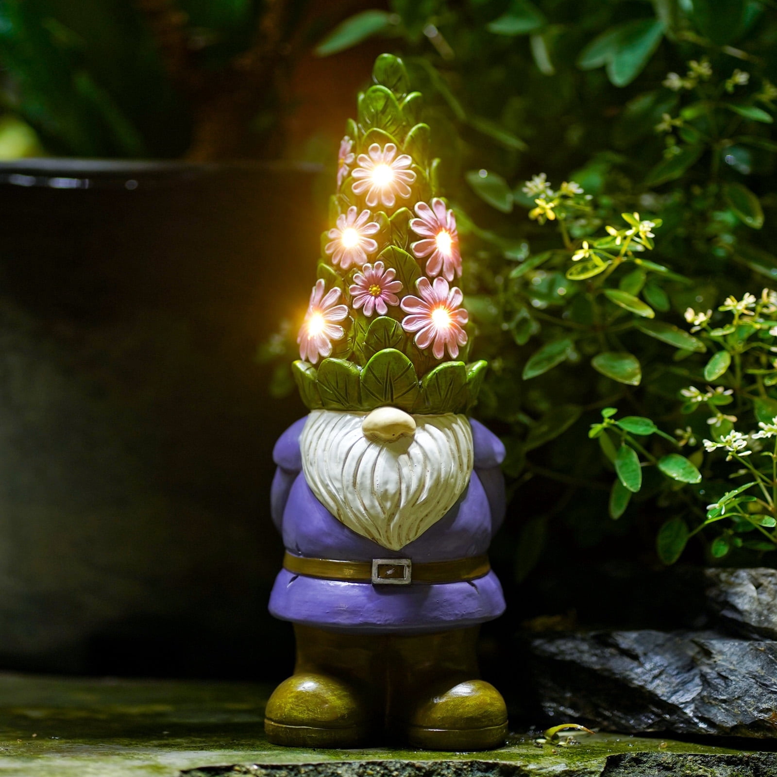 Goodeco Solar-Pagoden-Laterne – Asiatische Garten Deko Mit Automatischer Beleuchtung