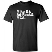 Gooder Tees Mike D & AD-Rock & MCA - Rap Names - T-Shirt