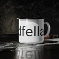 thumbnail image 1 of Goodfella Enamel Camp Mug 12 oz Glossy Finish Mafia Themed Mug Mob Gangster, 1 of 4