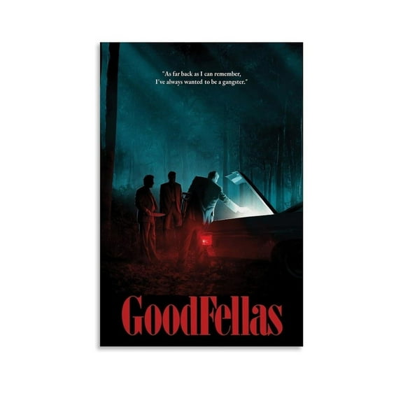 Goodfellas Poster Vintage Movie Posters for Room Aesthetic Canvas Wall Art for Teens Room Decor
