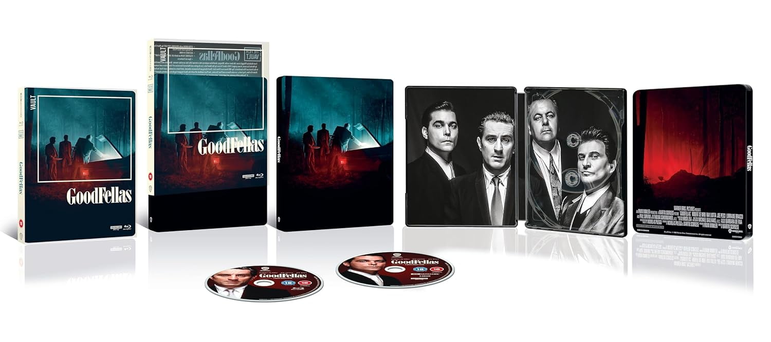Goodfellas The Film Vault Range Blu-ray / 4K Ultra HD + Blu-ray (Limited Edition Steelbook) Region Free
