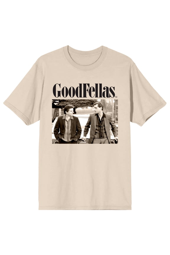 Goodfellas Vintage Style Screenshot and Title Logo Women's Natural Graphic Tee-XL