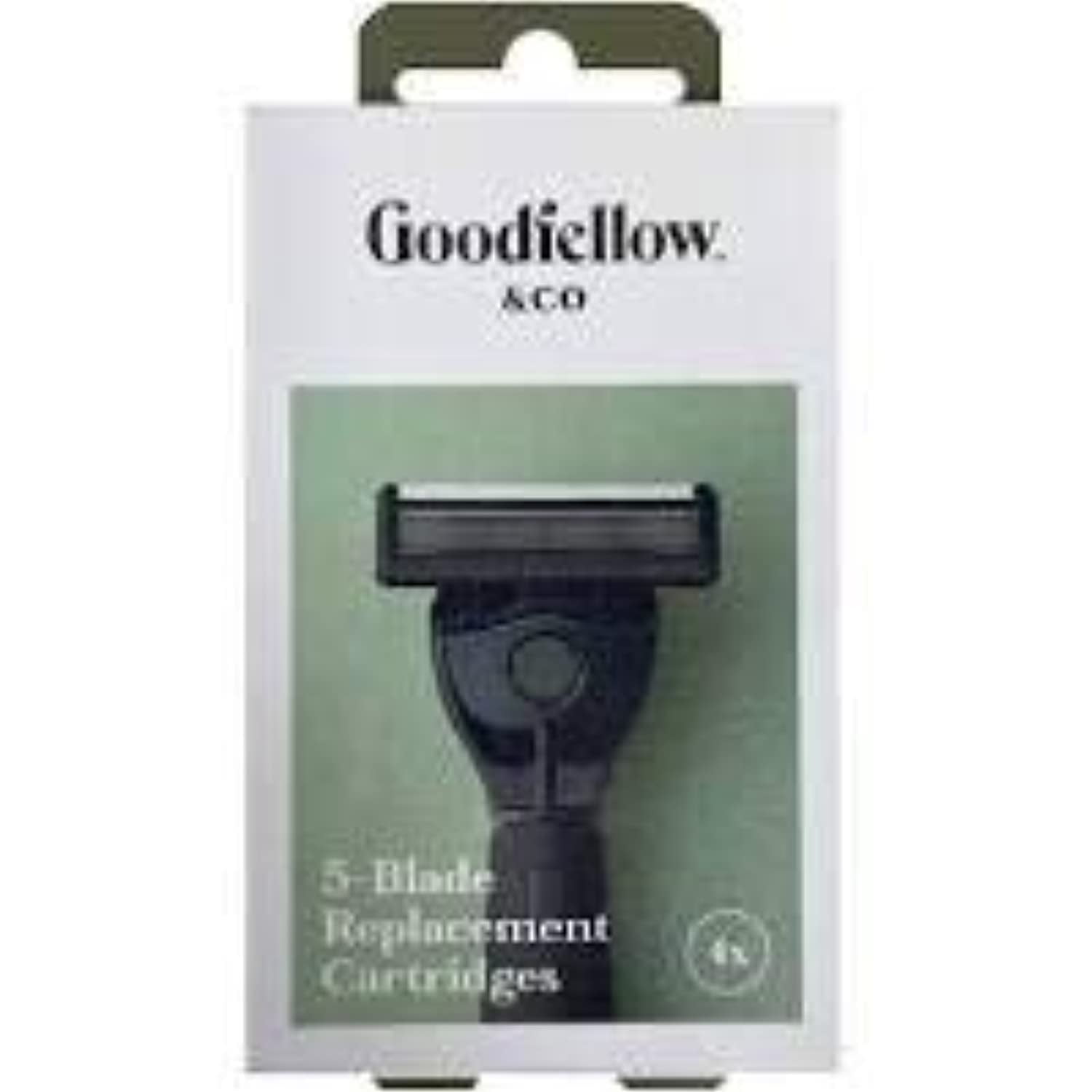 Goodfellow and Co 5Blade Replacement Cartridges w/Trimmer Blade