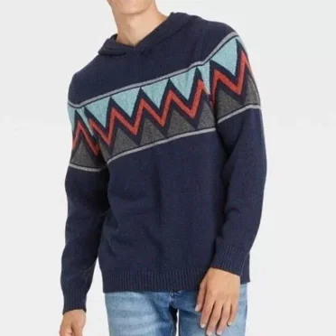 Goodfellow and Co. Mens Hooded Sweater; Size L