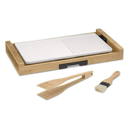 Cuisinart - Goodful Electric Griddle - White/Bamboo