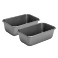 Goodful Nonstick Loaf Pan Set, Heavy Duty Carbon Steel with Quick