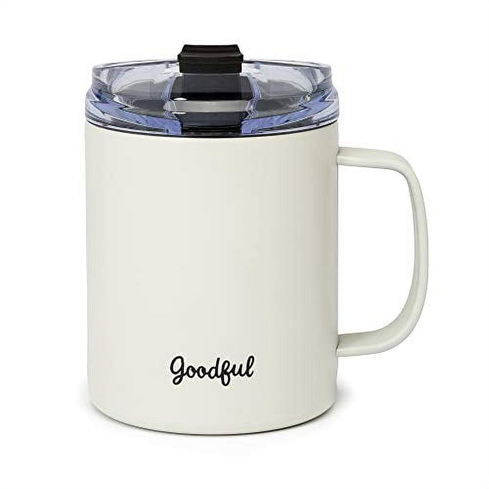 Goodful Travel Mug, Stainless Steel Insulated, Double Wall Vacuum