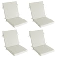 thumbnail image 1 of Goodgoods 18" x 36" Outdoor Dining Chair Cushions, 4-Pack Water & Fade Resistant Patio Cushions with Ties, Beige, 1 of 7