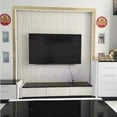 thumbnail image 1 of Goodhd 10Pc 3D Tile Stone Brick Wall Sticker Soft Foam Panels 35*35Cm-White, 1 of 9