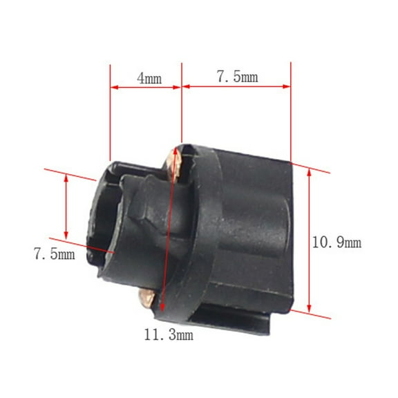 Goodhd 10Pcs/Set T5 Led Socket Pc74 Instrument Panel Replacement Socket Lamp Holder