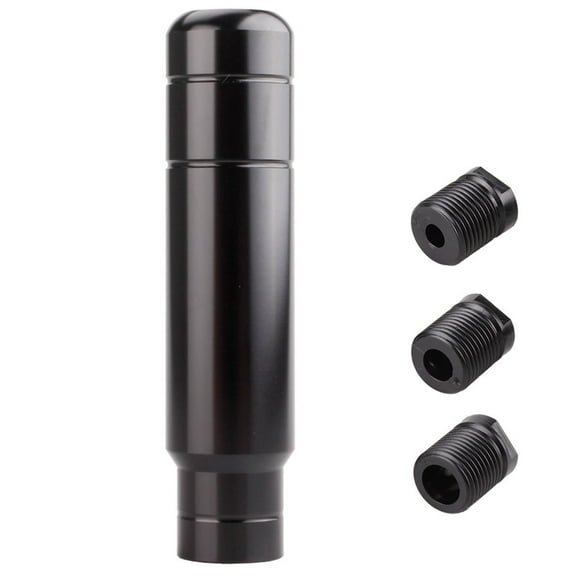 Goodhd 13Cm Aluminum Car Gear Shift Knob Shifter Lever Head For Car Manual Transmission--Black